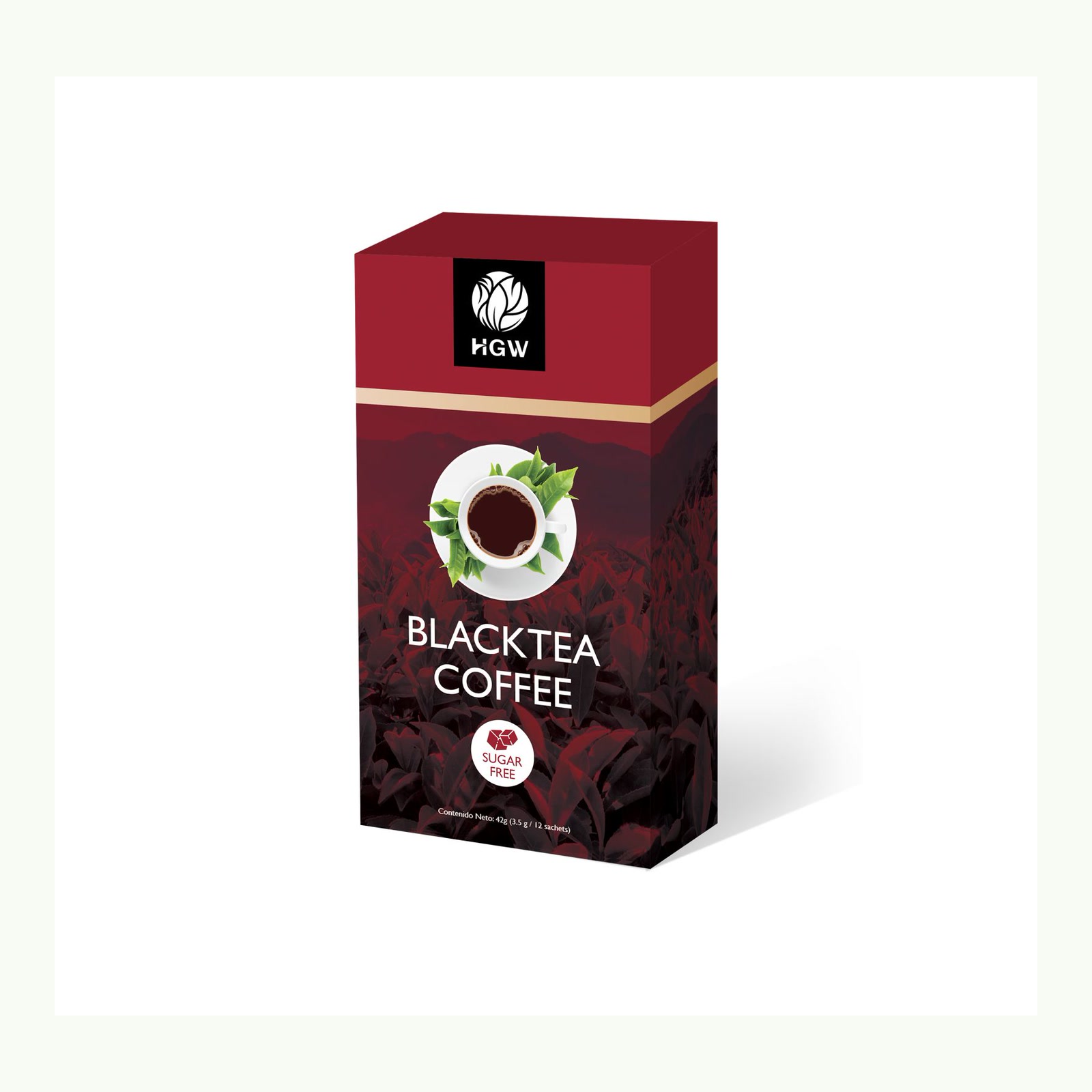 Producto y presentación: Café con Té Negro HGW
