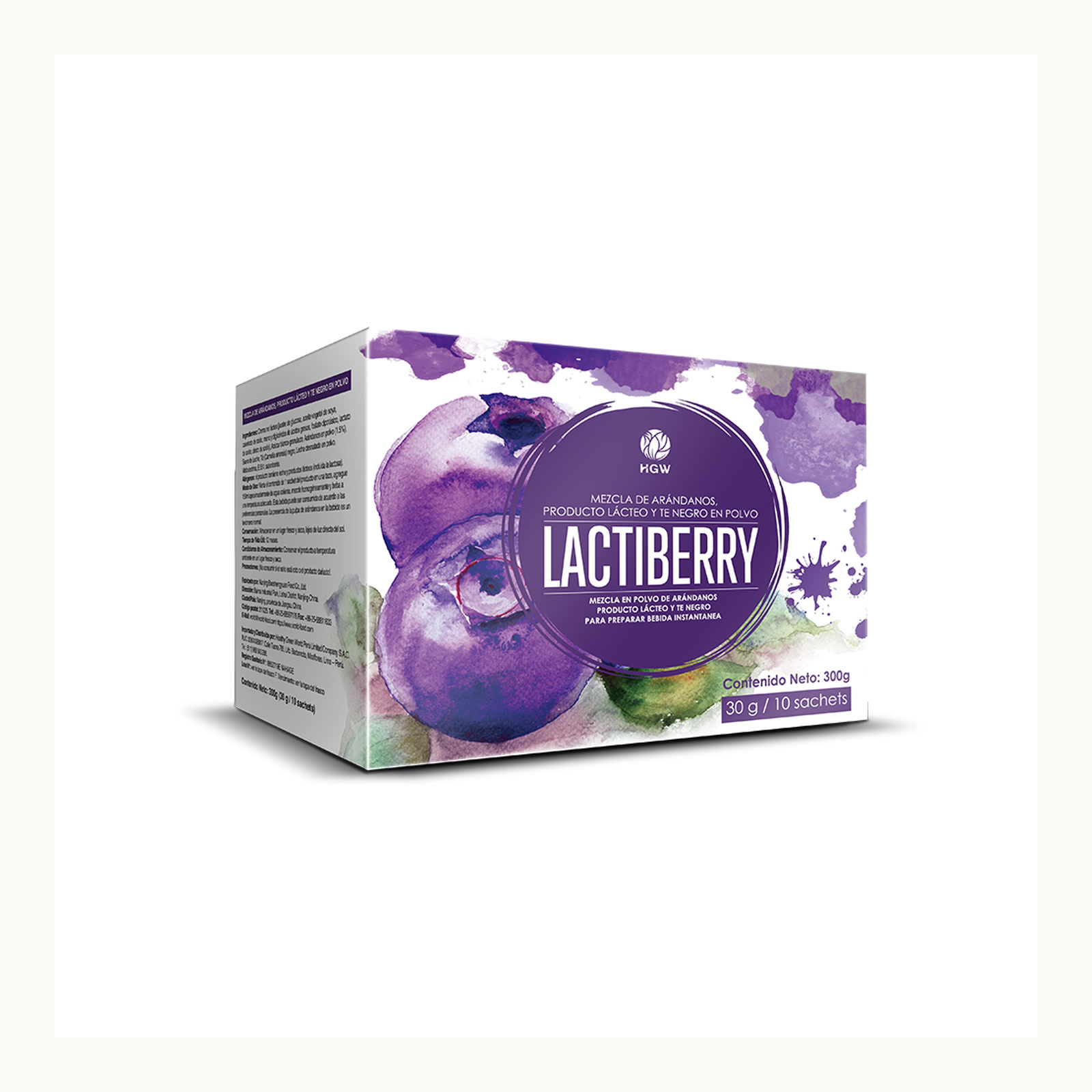 Producto y presentación: Lactiberry HGW