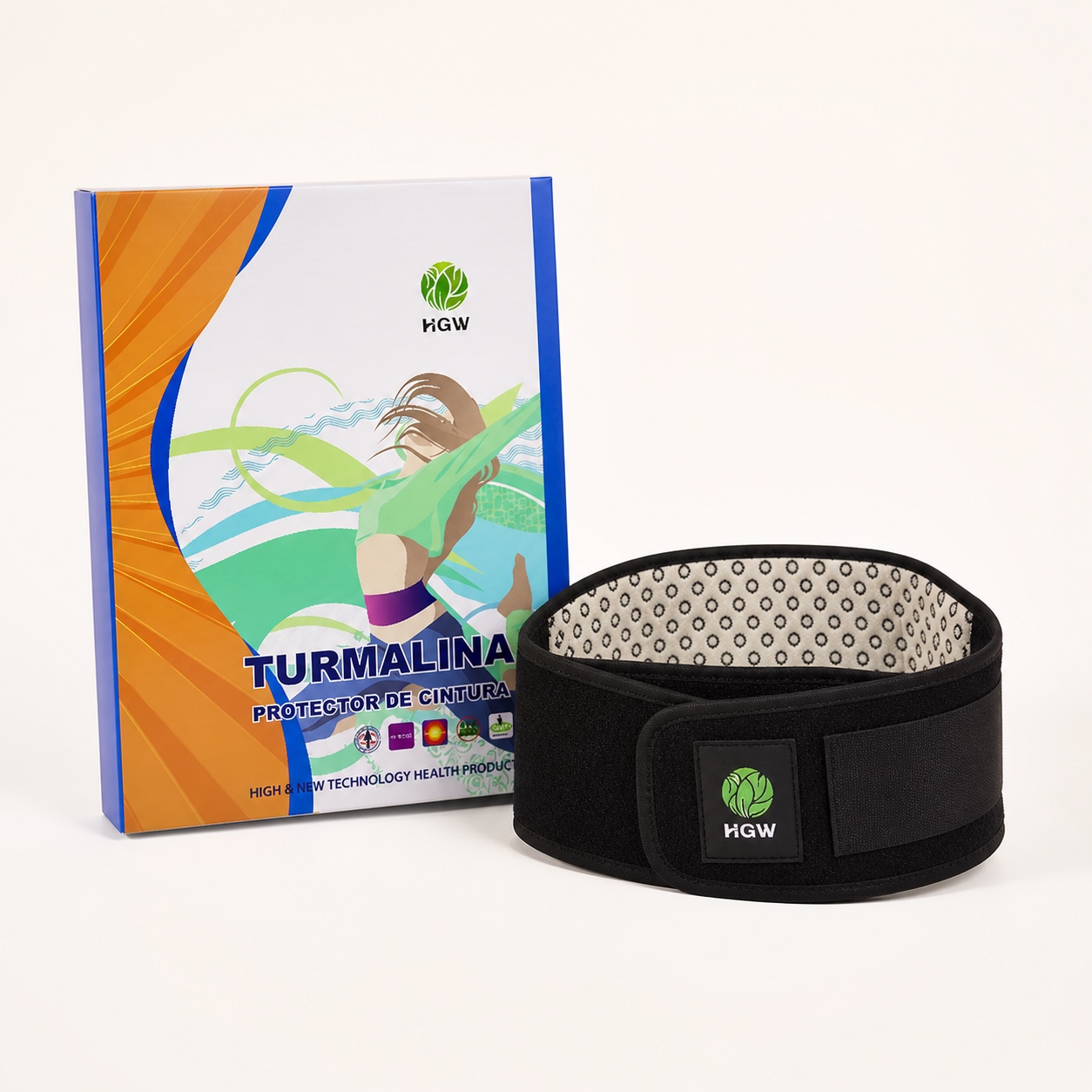 Producto y presentación: Protector de Cintura con Turmalina HGW