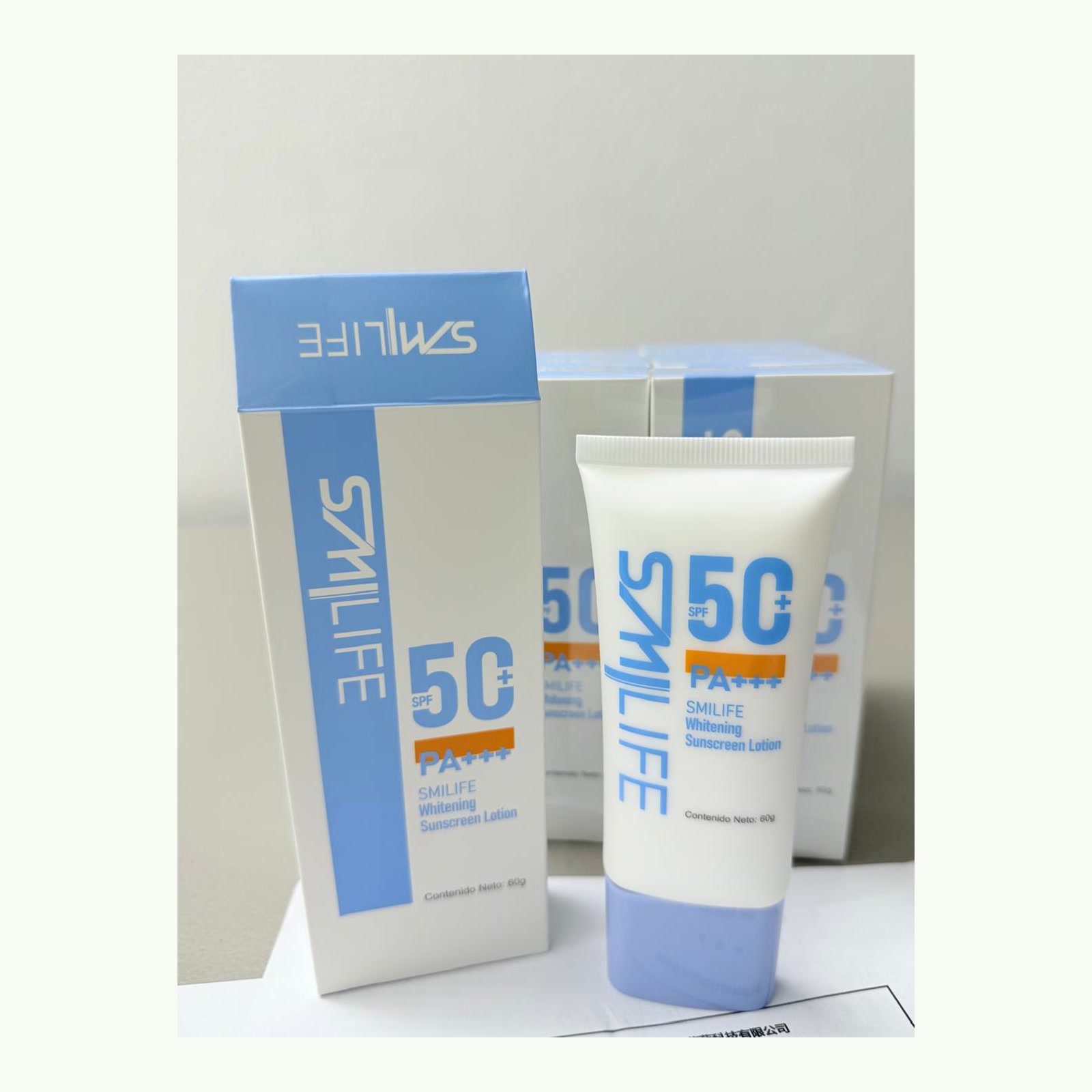Producto y presentación: Protector Solar SPF 50 HGW