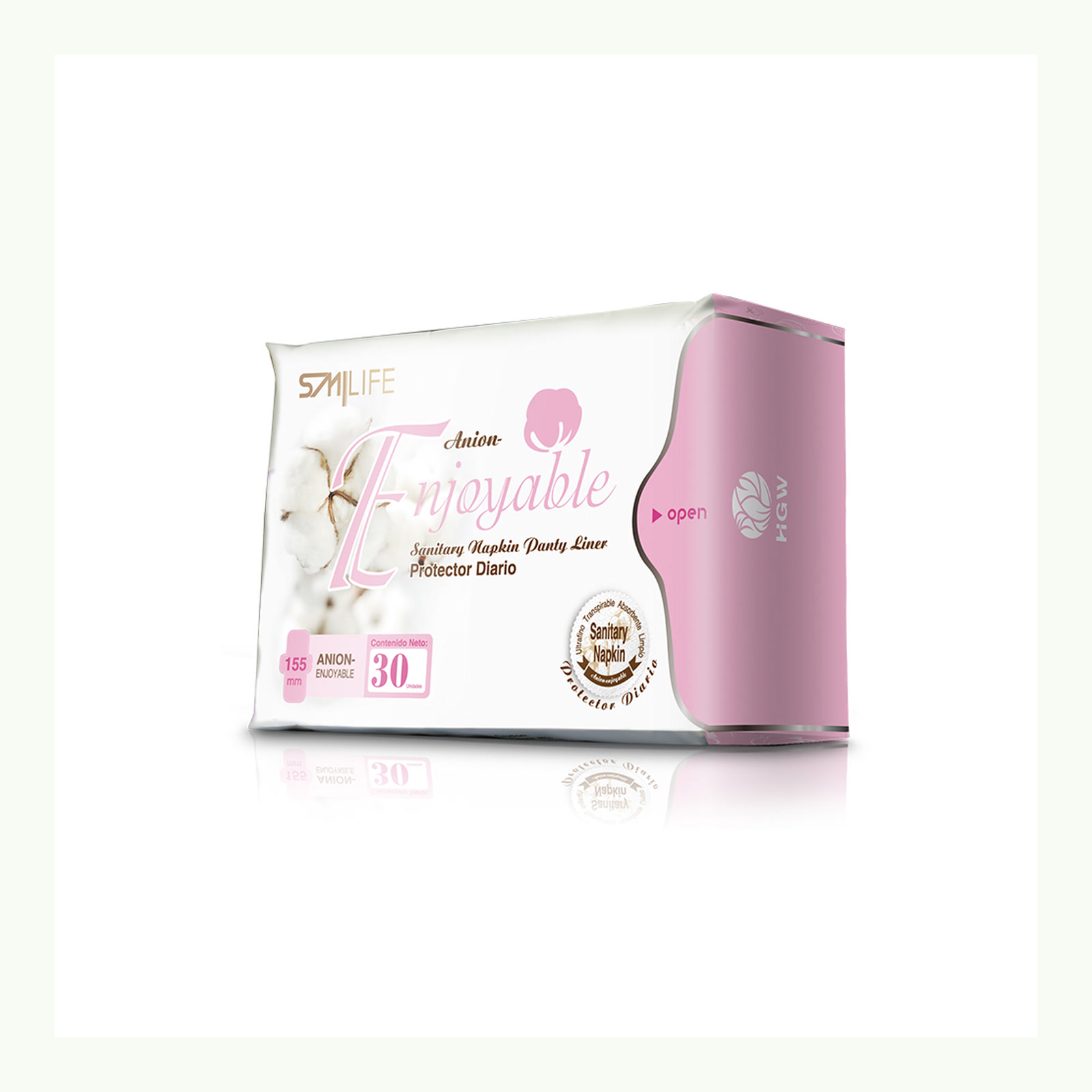 Producto y presentación: Protectores Diarios HGW